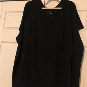 Ava & Viv Black V-Neck Tee